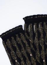 Chaussettes Transparentes à Paillettes Arlecchino Dorée