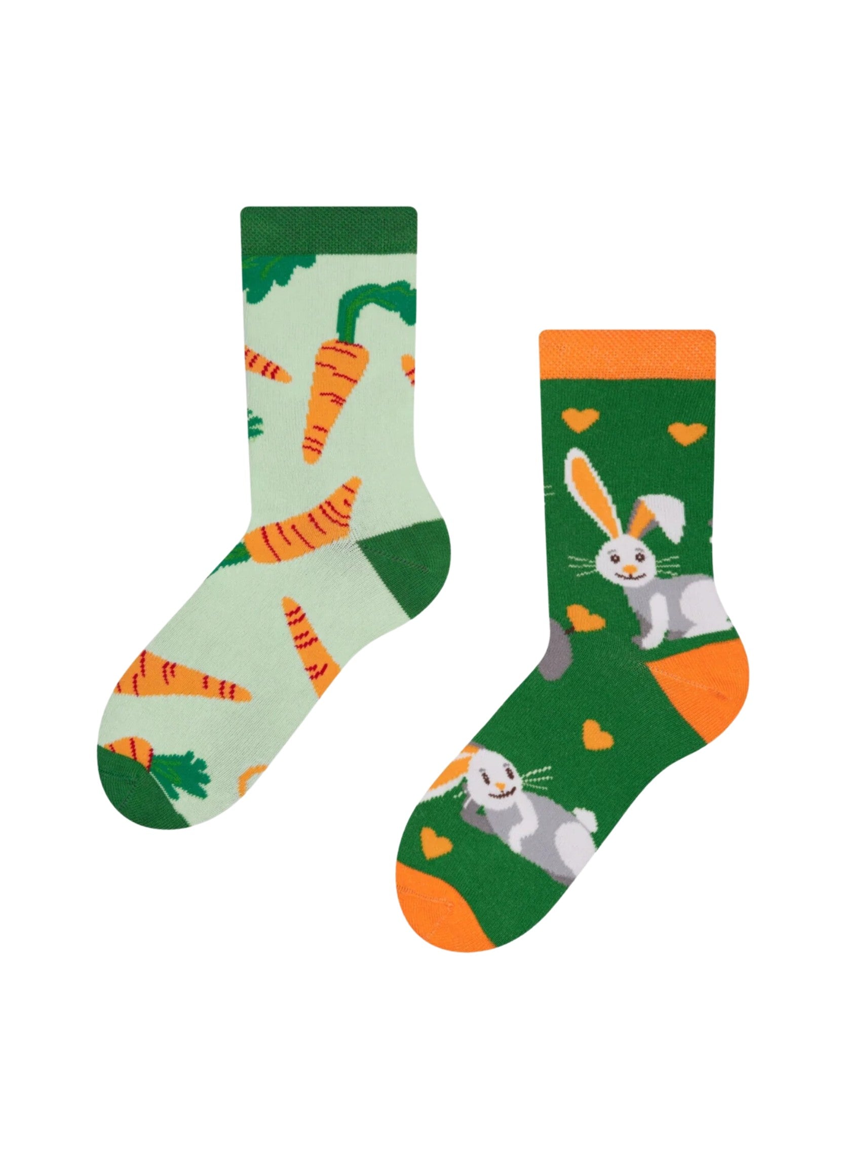 Carrot Bunnies Socks Dedoles
