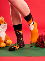 Chaussettes Renards & Fleurs