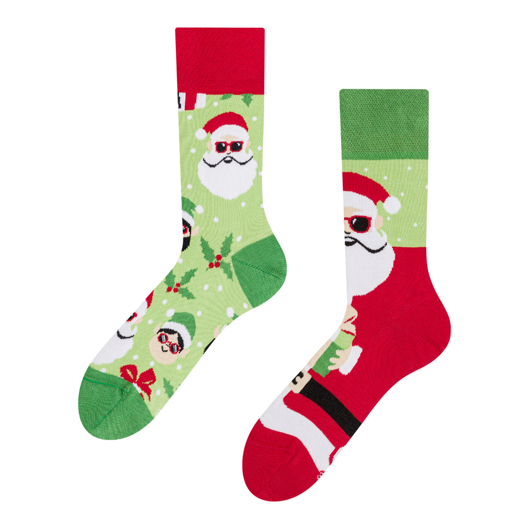 Chaussettes Père-Noël & Elfes