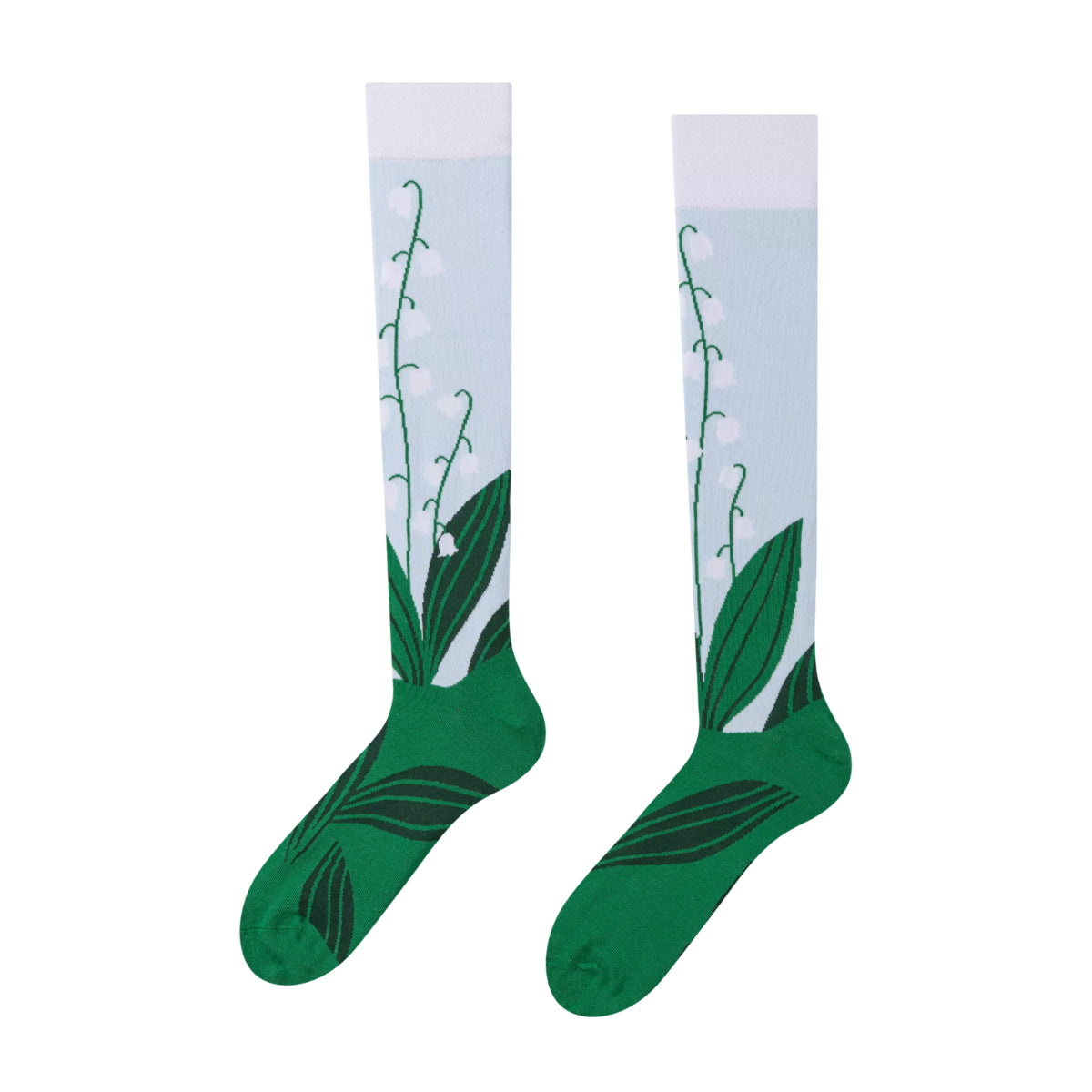 Chaussettes Mi-Bas Muguet de la Vallée