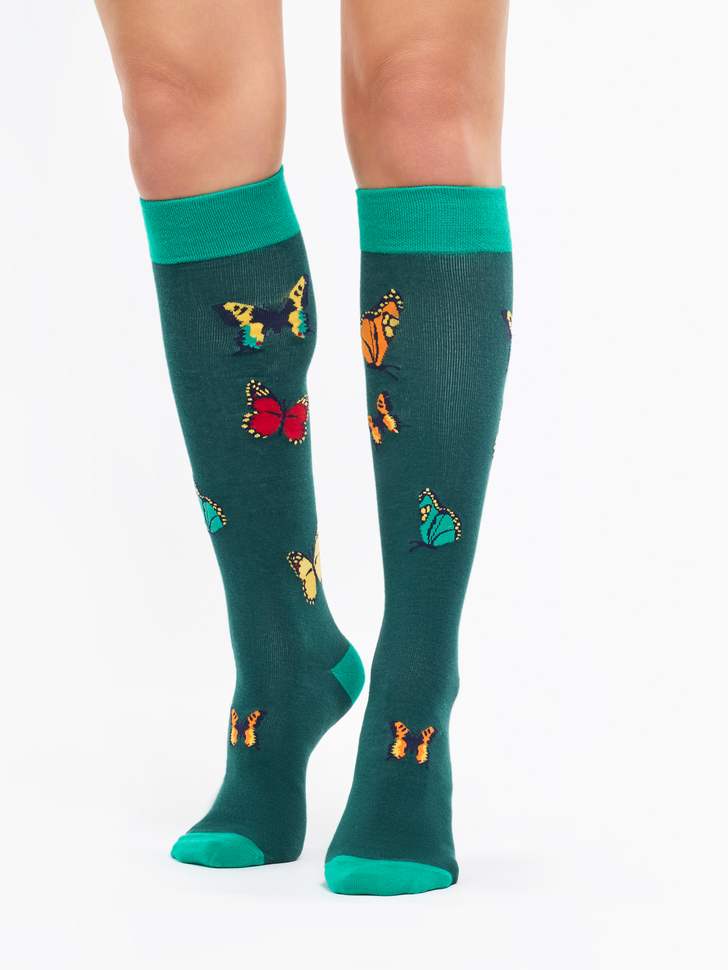 Chaussettes Mi-Bas Papillons Adorables