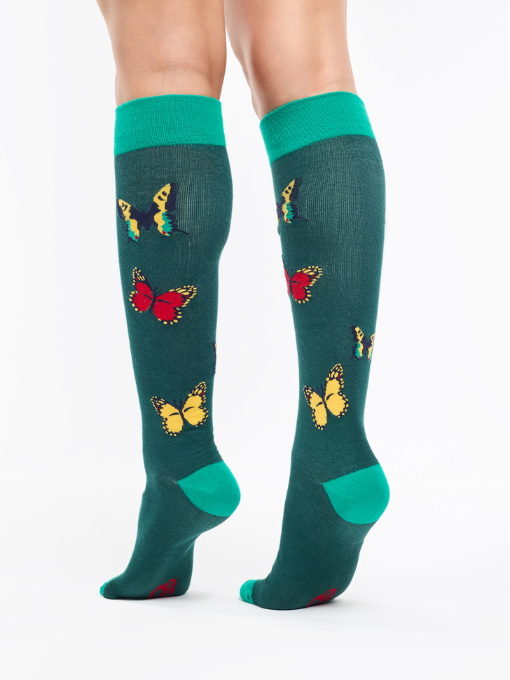 Chaussettes Mi-Bas Papillons Adorables