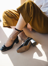 Chaussettes Transparentes Palina Brune