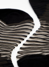 Chaussettes Transparentes Shibuya Black