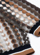 Chaussettes Transparentes Vetrata Brune