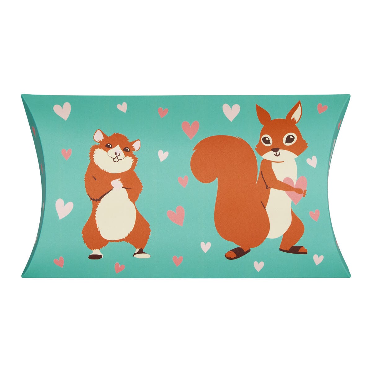 Le Bar a Chaussettes - Boite Cadeau Ovale Hamster et Ecureuil - 1 à 2 paires