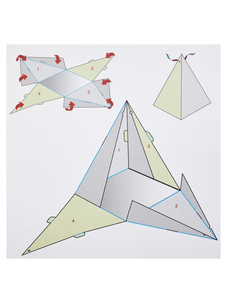 Le Bar a Chaussettes - Boite Cadeau Pyramide Ballon de Fête - 3 à 4 paires