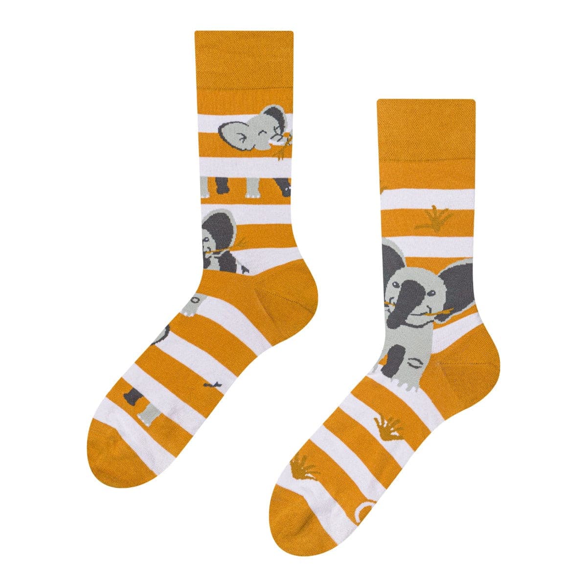 Le Bar a Chaussettes - Chaussettes Éléphant et Rayures