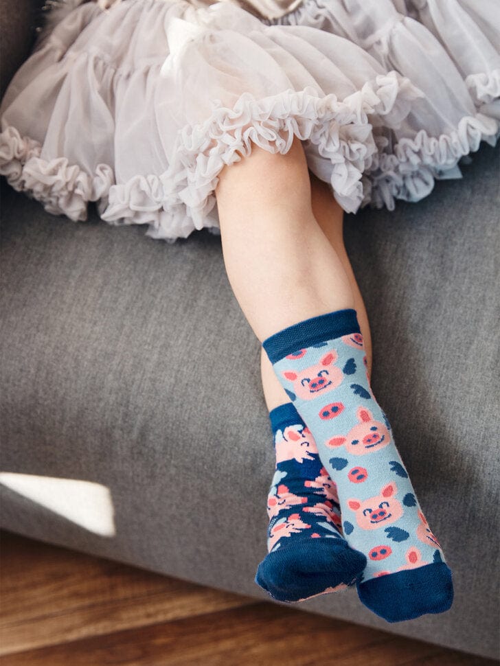 Le Bar a Chaussettes - Chaussettes Enfants Cochons Volants