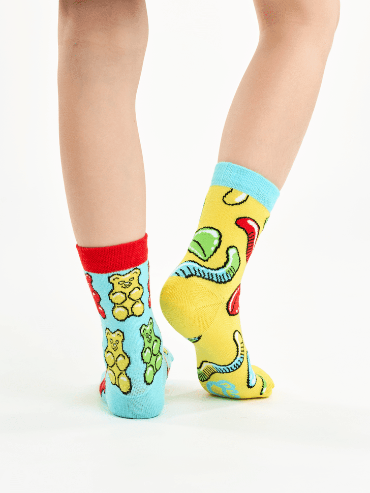 Le Bar a Chaussettes - Chaussettes Enfants Oursons en Bonbon Gélifié