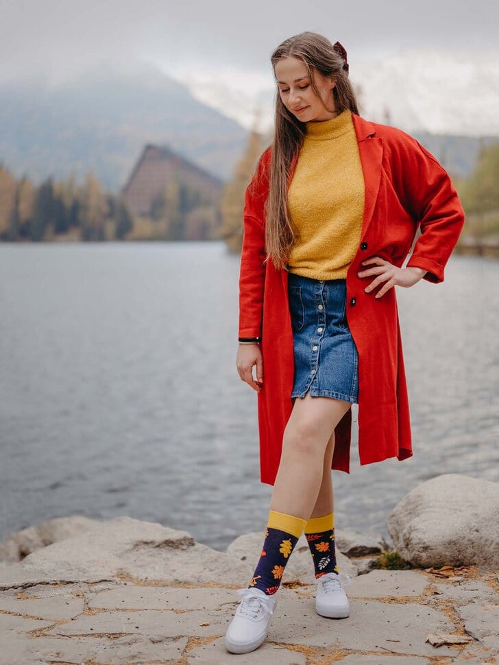 Le Bar a Chaussettes - Chaussettes Escargot d'Automne