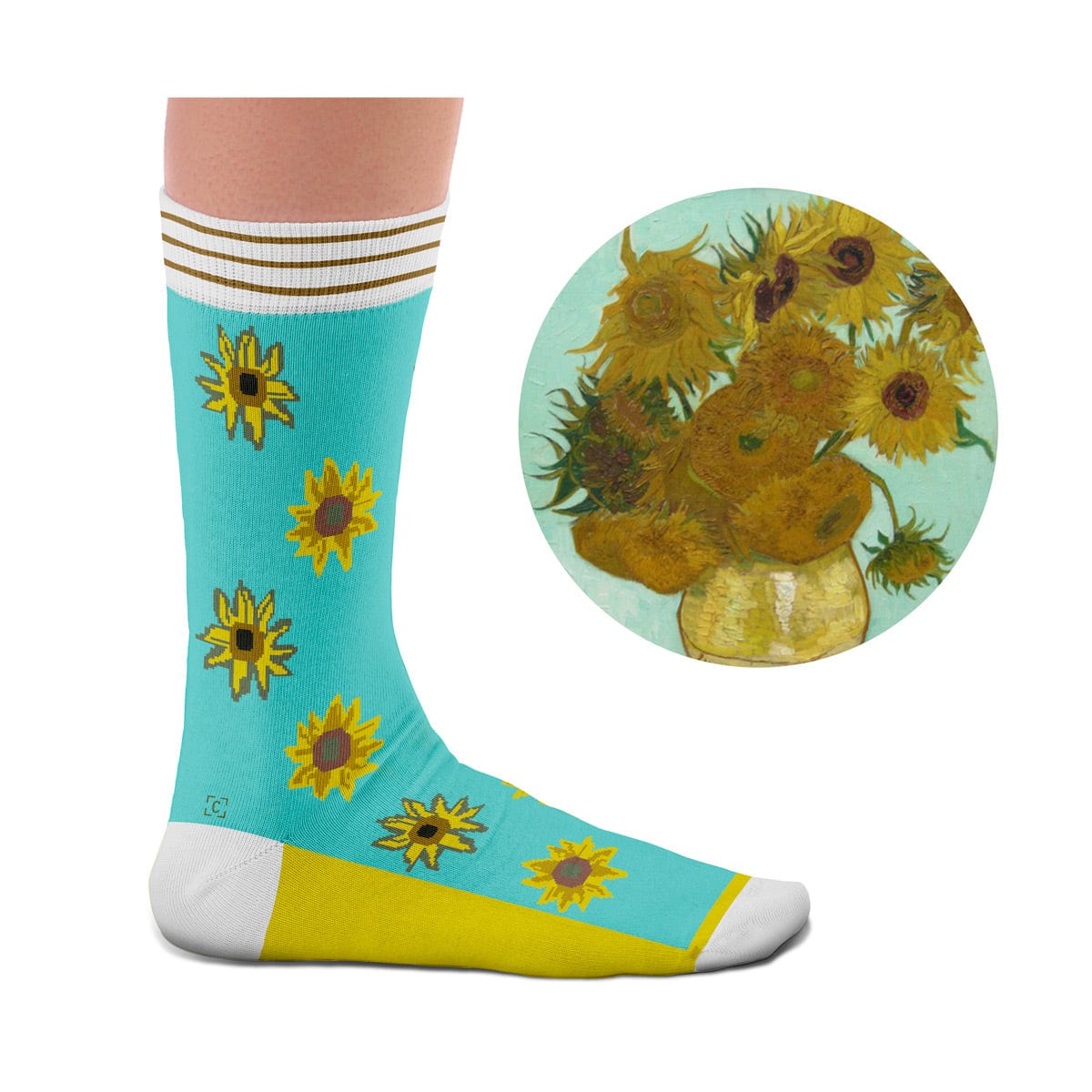 Le Bar a Chaussettes - Chaussettes Les Tournesols, Van Gogh