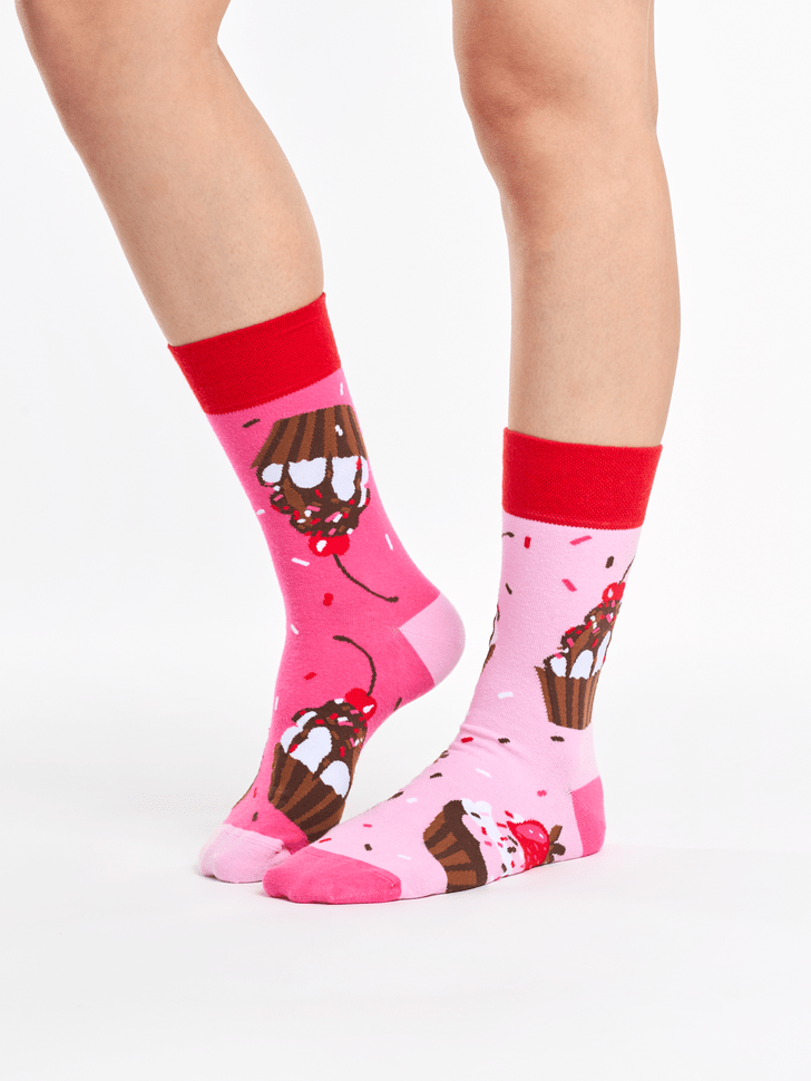 Le Bar a Chaussettes - Chaussettes Muffins Rose