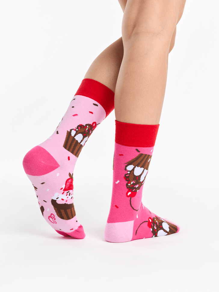 Le Bar a Chaussettes - Chaussettes Muffins Rose
