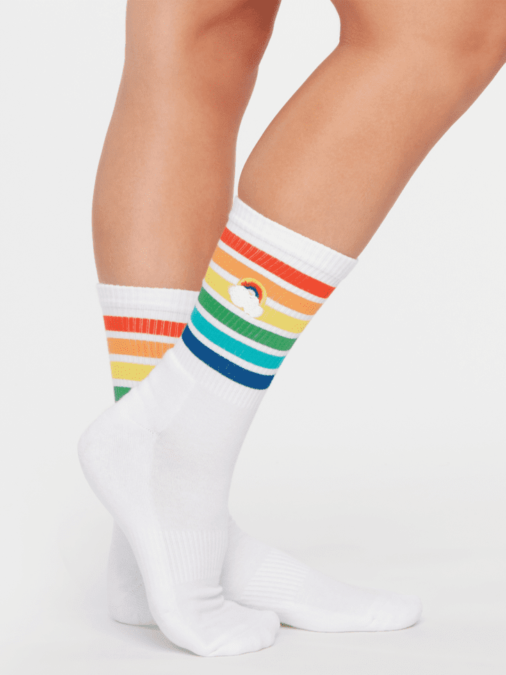 Le Bar a Chaussettes - Chaussettes Sport Arc-en-ciel & Nuages