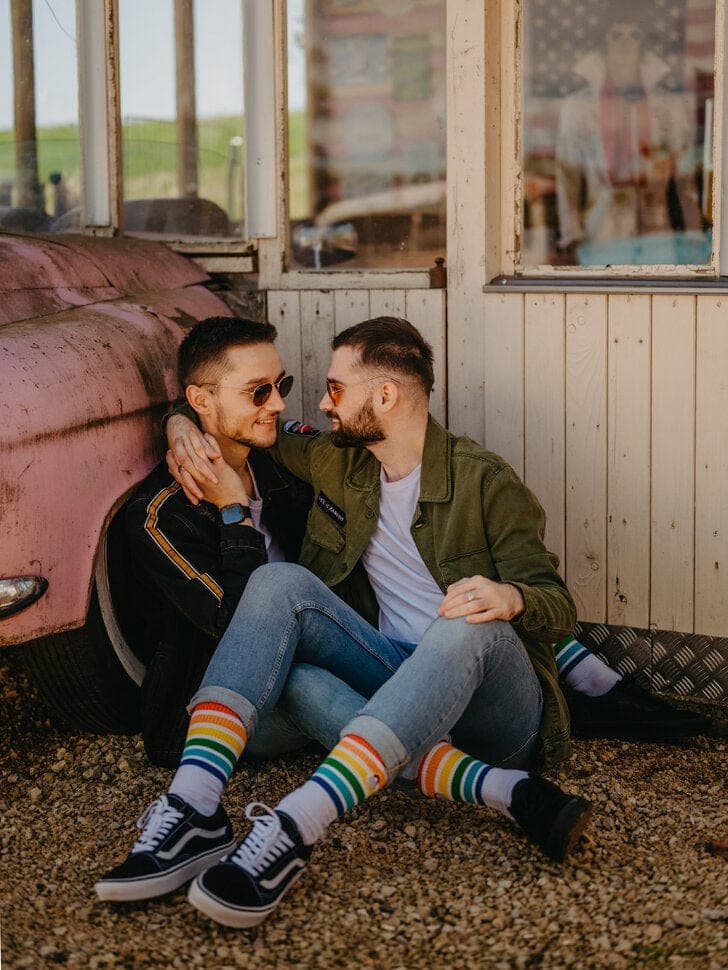 Le Bar a Chaussettes - Chaussettes Sport Arc-en-ciel & Nuages