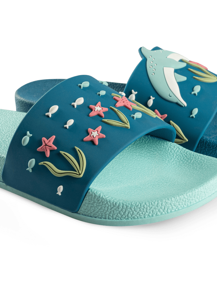 Le Bar a Chaussettes - Claquettes Enfants Dauphin joyeux
