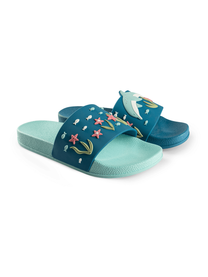 Le Bar a Chaussettes - Claquettes Enfants Dauphin joyeux