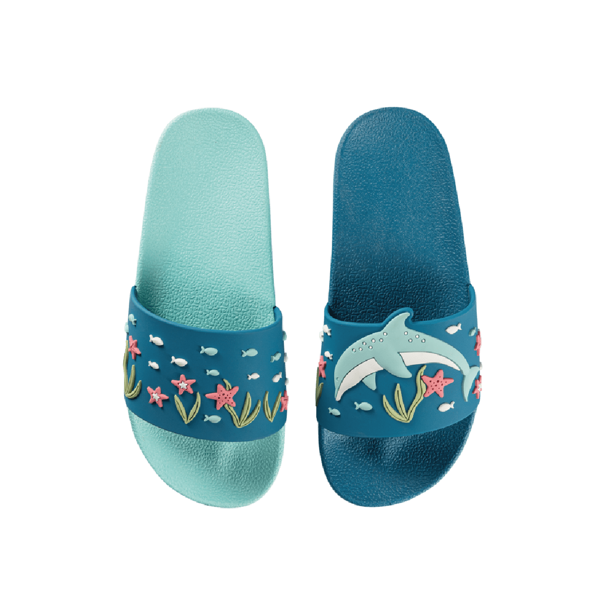 Le Bar a Chaussettes - Claquettes Enfants Dauphin Joyeux