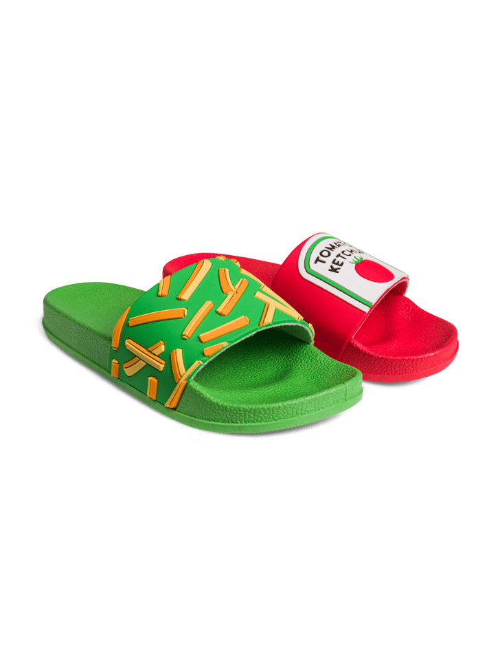 Le Bar a Chaussettes - Claquettes Enfants Frites et Ketchup