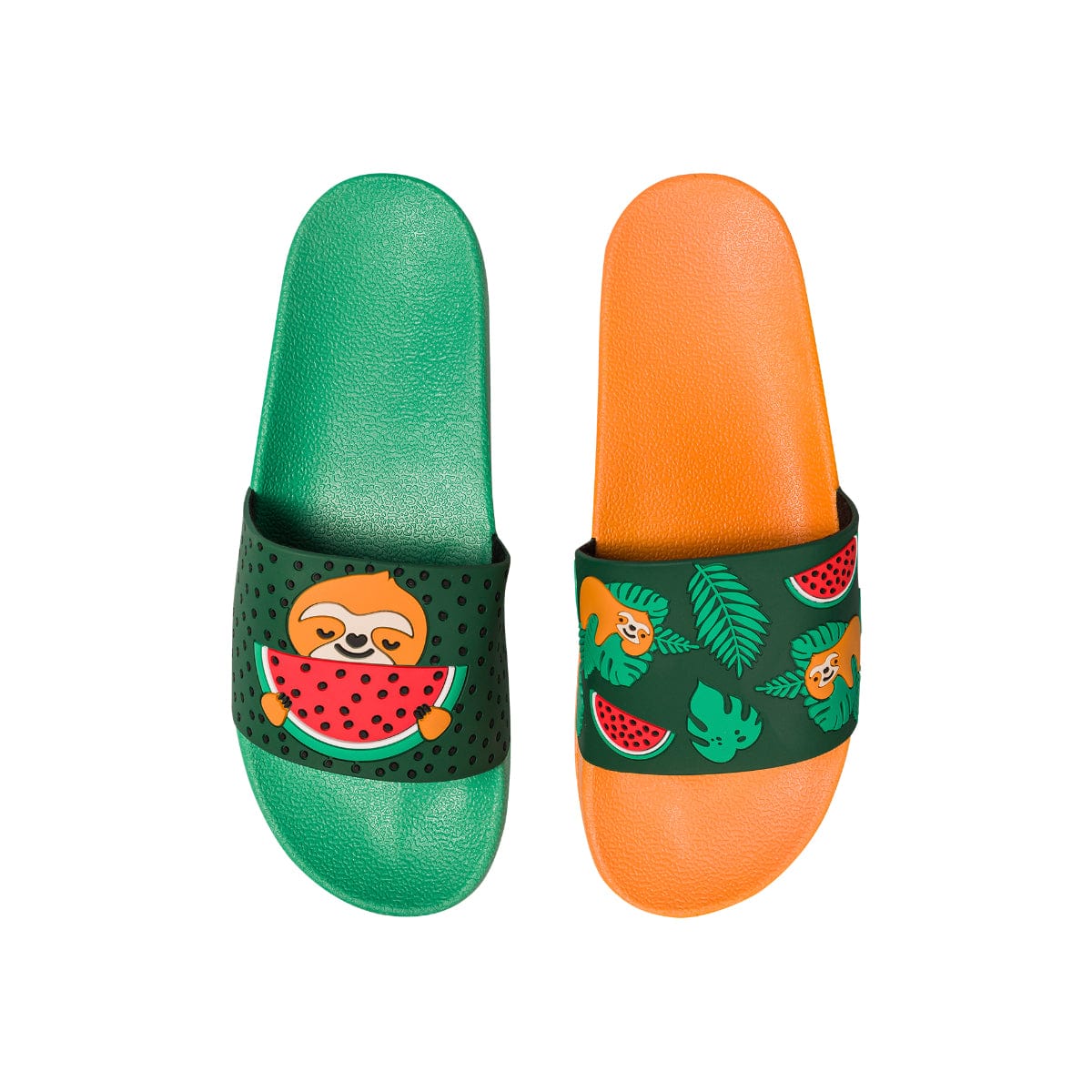 Le Bar a Chaussettes - Claquettes Paresseux et Pastèque