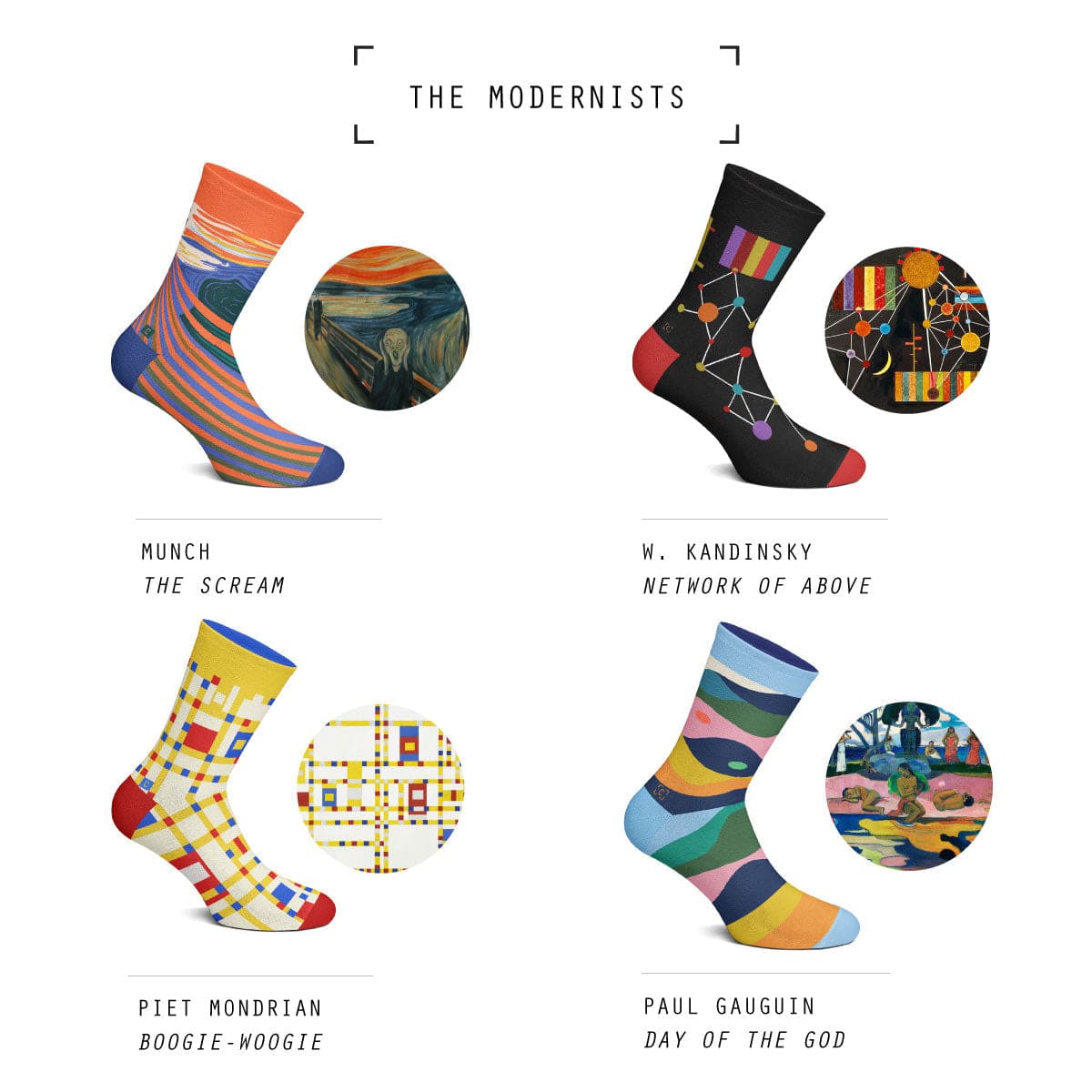 Le Bar a Chaussettes - Coffret Chaussettes Les Modernistes