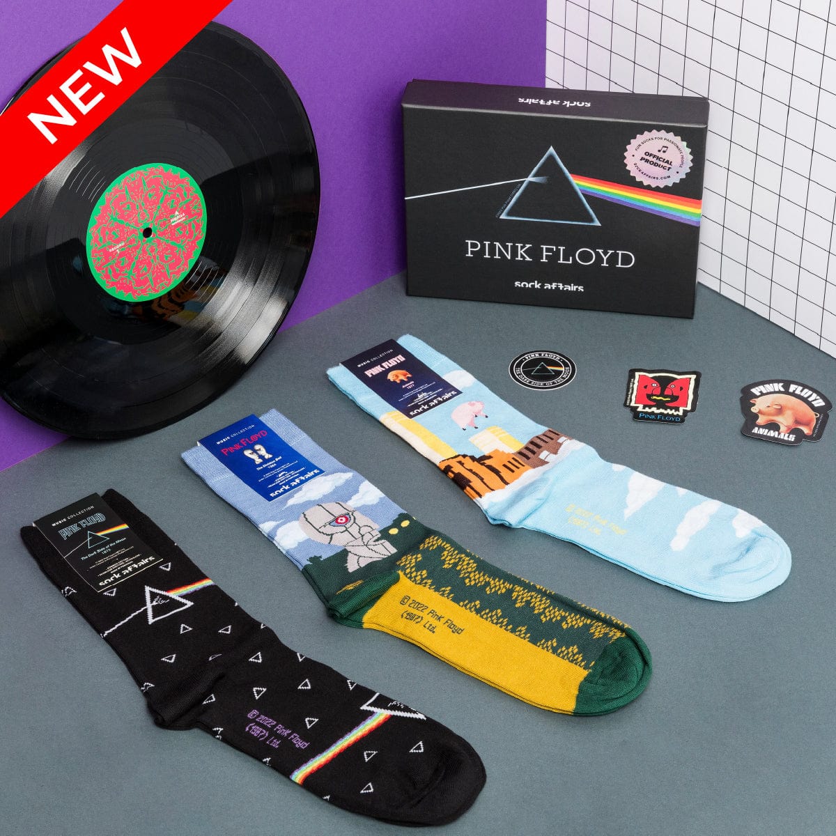 Le Bar a Chaussettes - Coffret Chaussettes Officiel Pink Floyd
