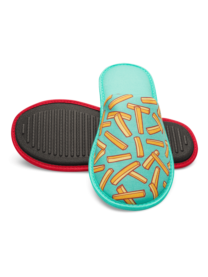 Le Bar a Chaussettes - Pantoufles Frites et ketchup