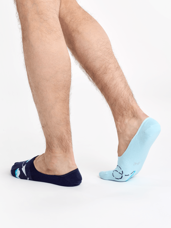 Le Bar a Chaussettes - Protège-pieds Avions en Papier dans les Nuages