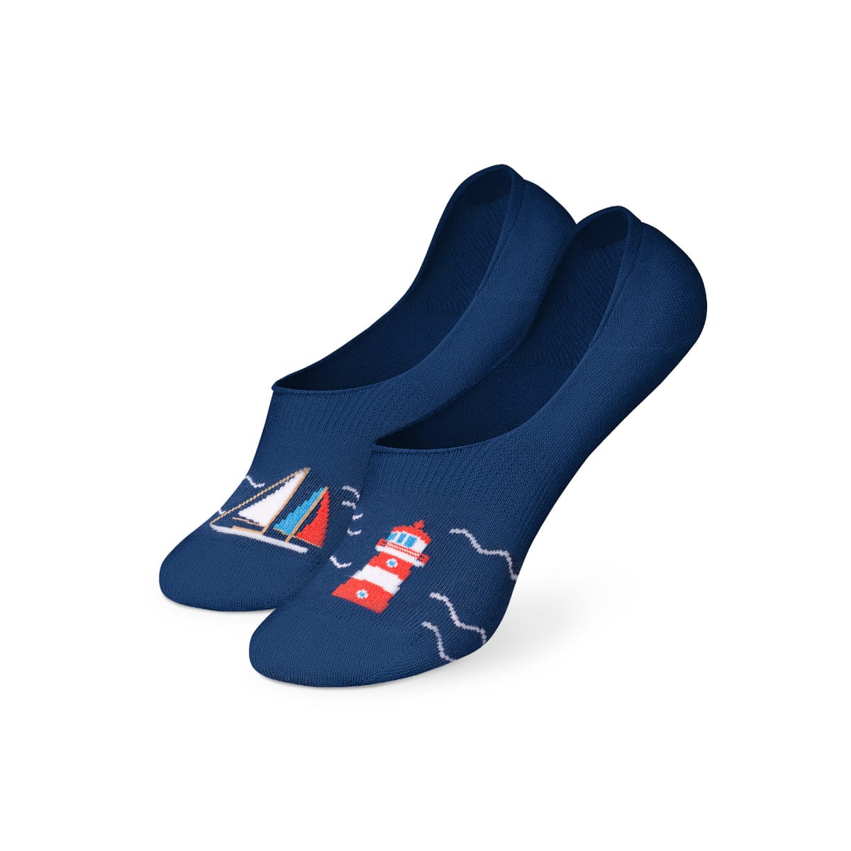Le Bar a Chaussettes - Protège-pieds Phare et bateaux à voile