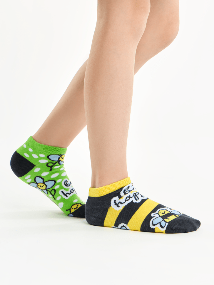 Le Bar a Chaussettes - Socquettes Enfants Abeilles Butineuses