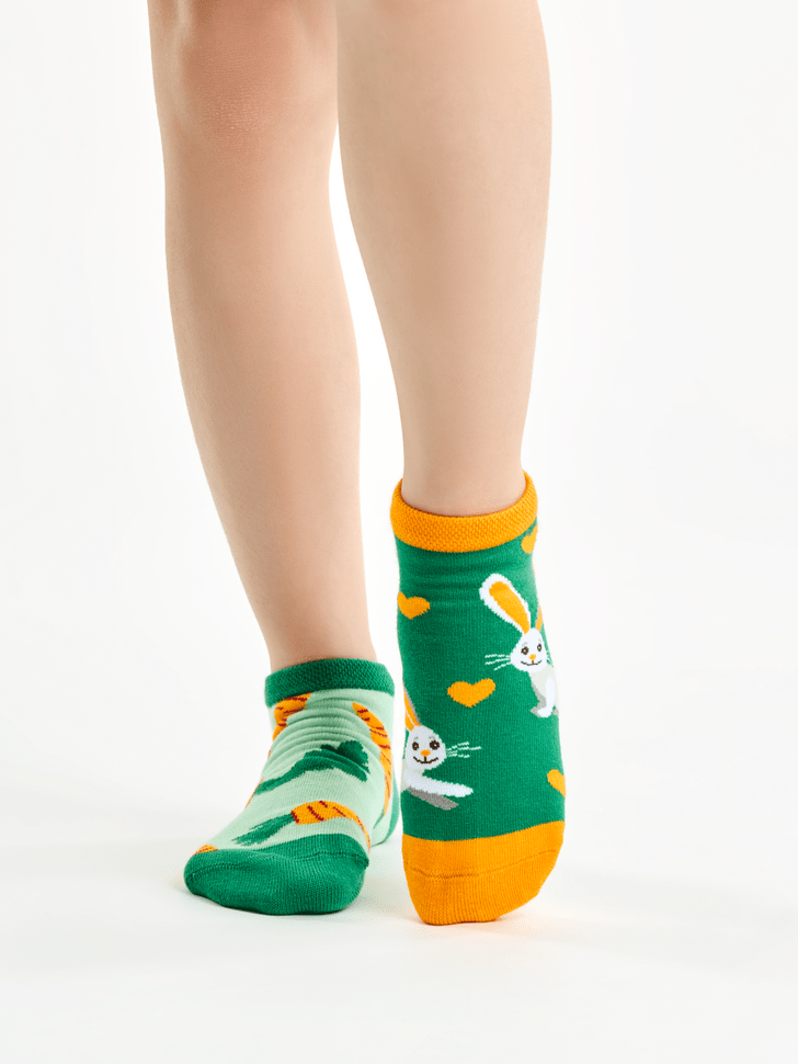 Le Bar a Chaussettes - Socquettes Enfants Carottes et Lapins