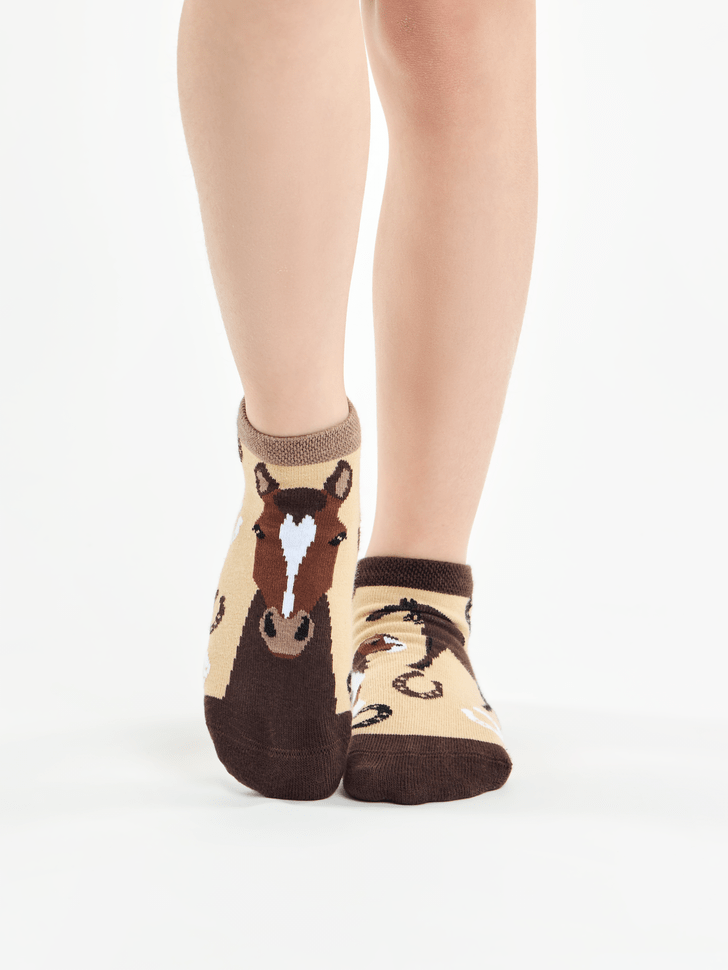 Le Bar a Chaussettes - Socquettes Enfants Chevaux