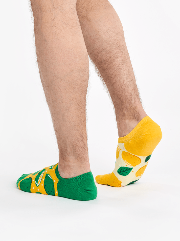 Le Bar a Chaussettes - Socquettes Invisibles Citrons Verts et Jaunes