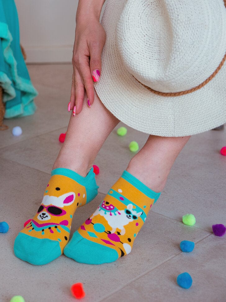 Le Bar a Chaussettes - Socquettes Invisibles Lamas Sympas