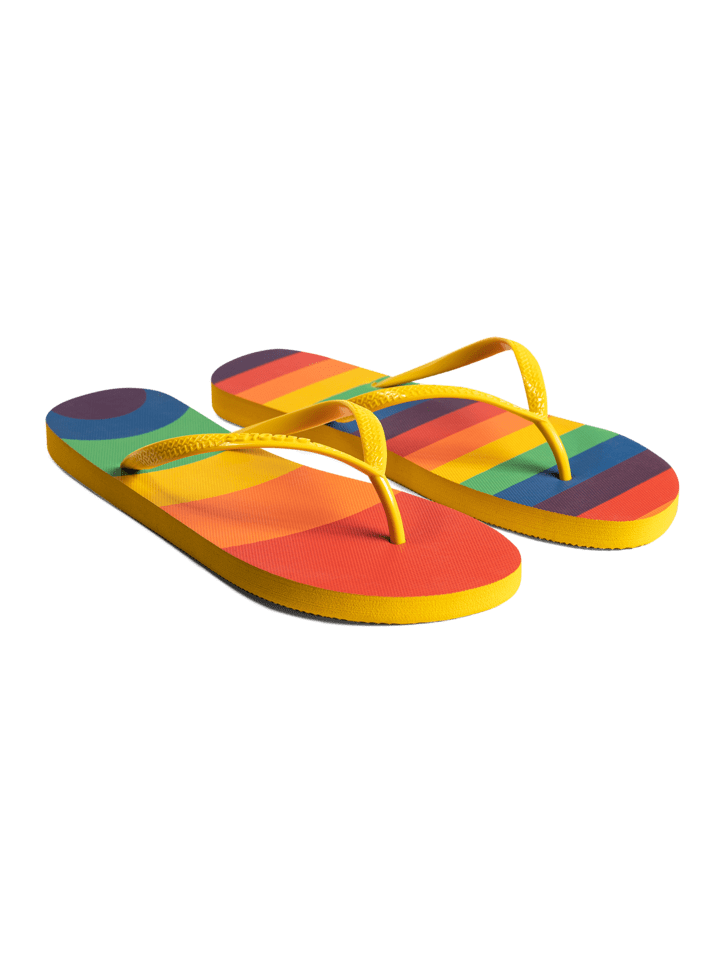 Le Bar a Chaussettes - Tongues Arc-en-ciel