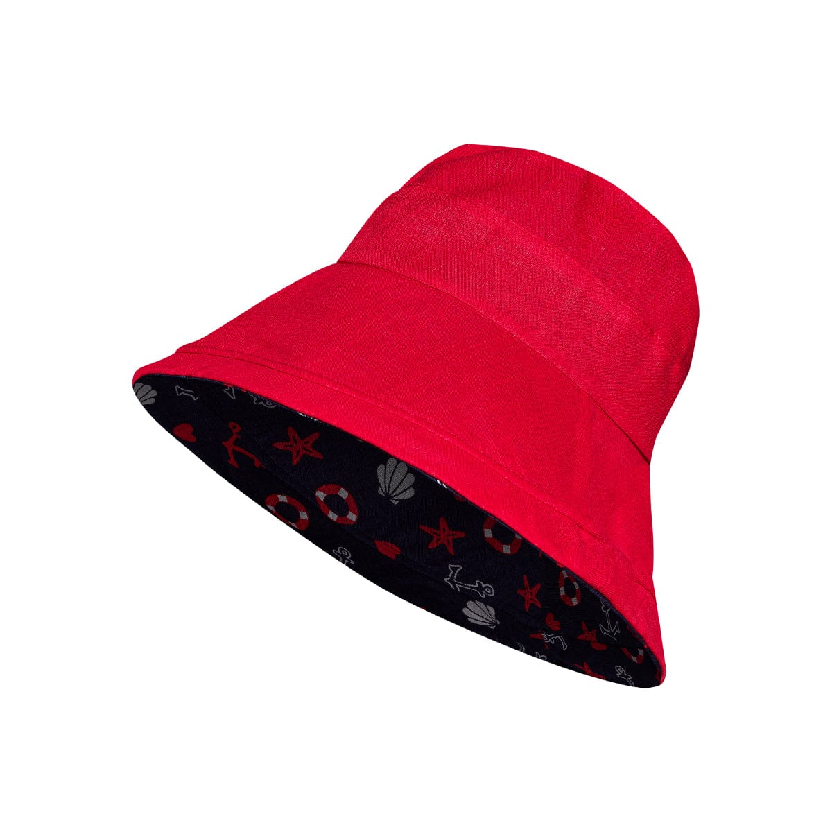 Le Bar a Chaussettes - Chapeau Femme Réversible Ambiance Maritime