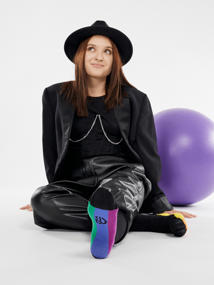 Le Bar a Chaussettes - Chaussettes Arc-En-Ciel Caché