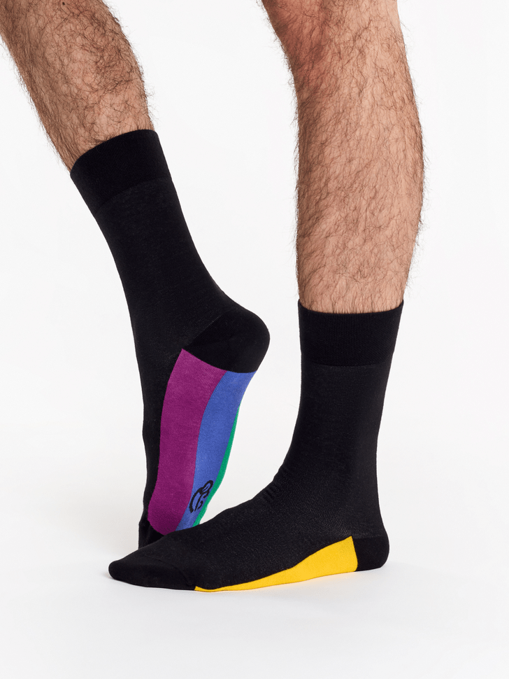 Le Bar a Chaussettes - Chaussettes Arc-En-Ciel Caché