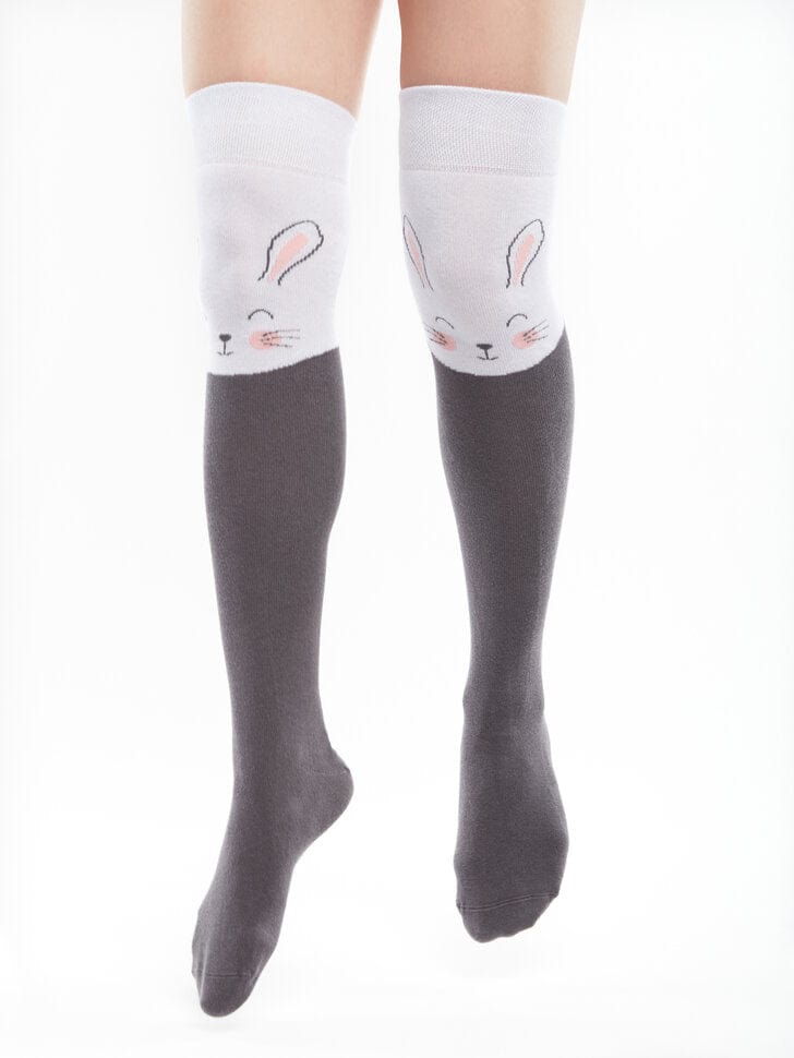 Le Bar a Chaussettes - Chaussettes au-dessus du genou Lapin