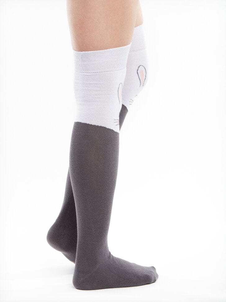 Le Bar a Chaussettes - Chaussettes au-dessus du genou Lapin