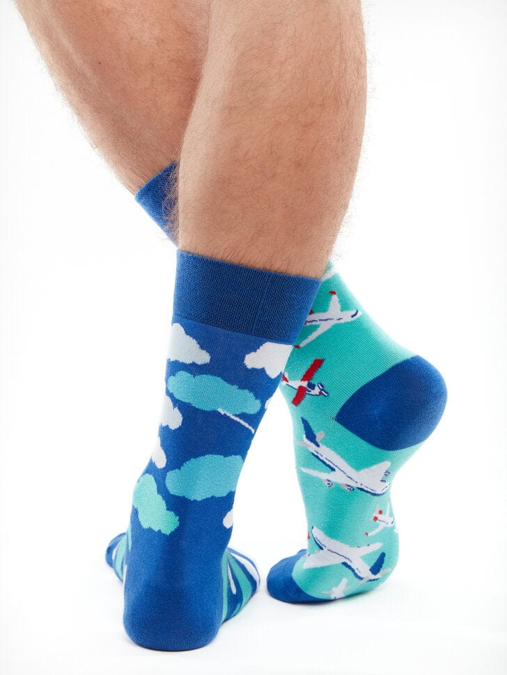 Le Bar a Chaussettes - Chaussettes Avions dans les Nuages