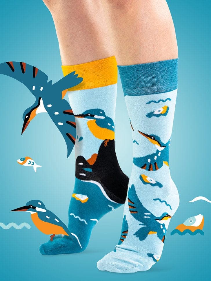 Le Bar a Chaussettes - Chaussettes Bambou Martins-Pêcheurs