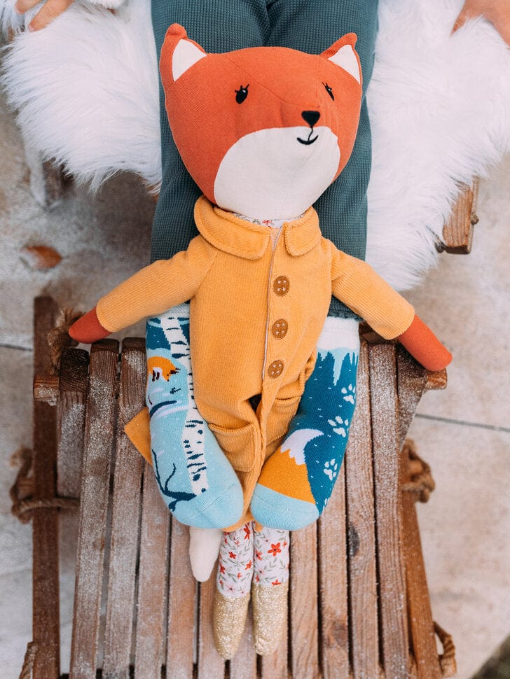 Le Bar a Chaussettes - Chaussettes Chaudes Enfants Renards en Hiver