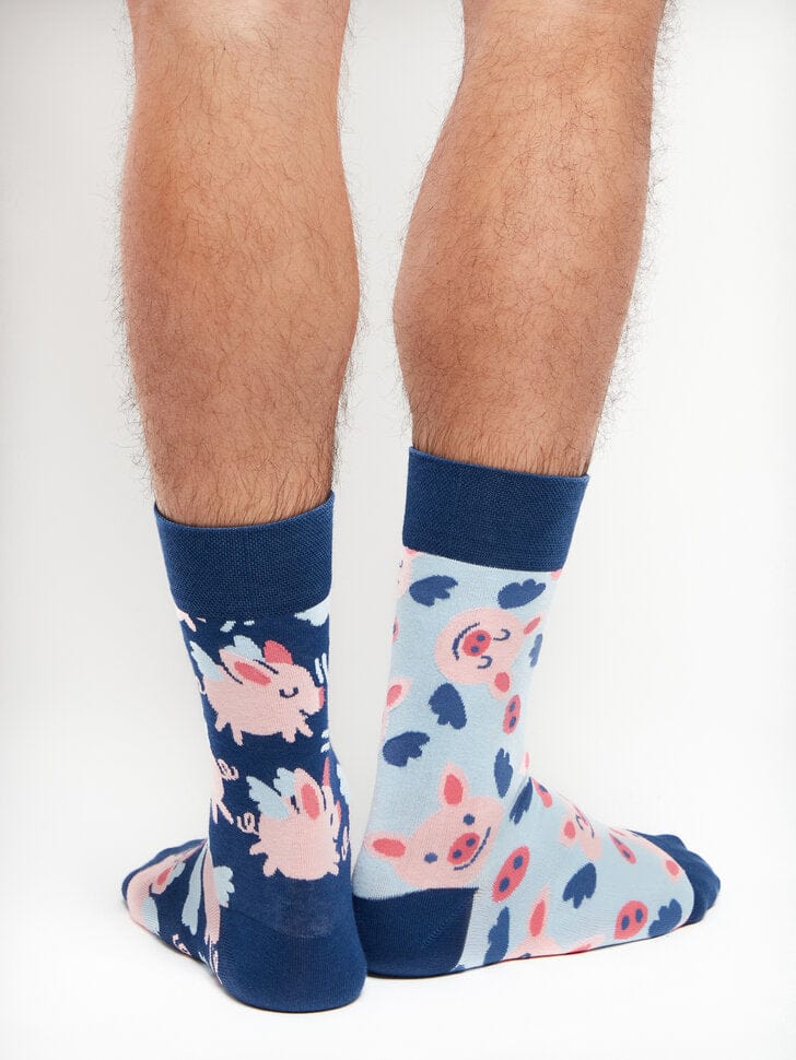 Le Bar a Chaussettes - Chaussettes Cochons Ailés
