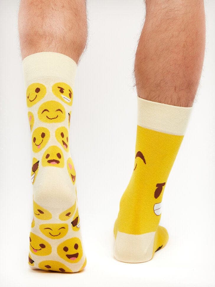 Le Bar a Chaussettes - Chaussettes Émoticône Smiley