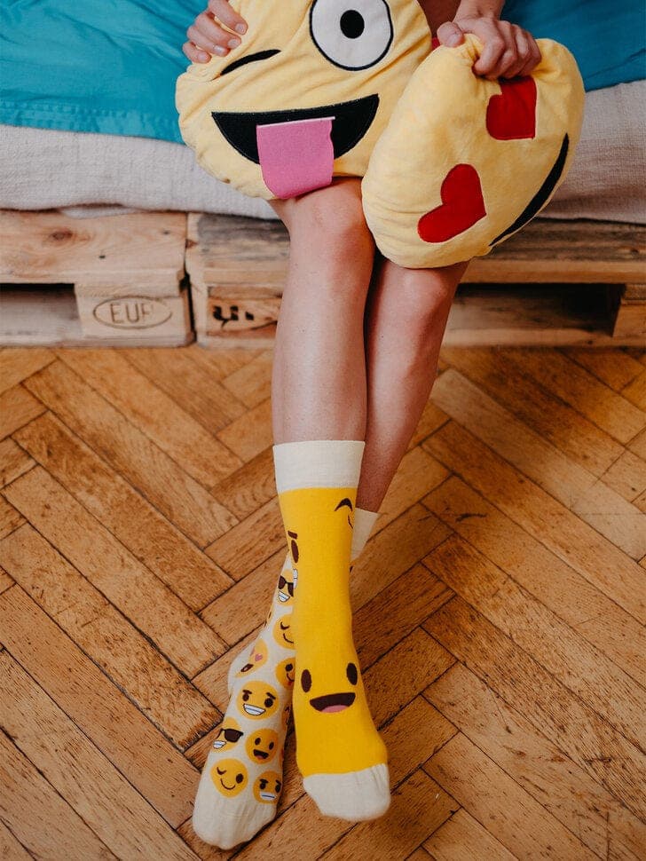 Le Bar a Chaussettes - Chaussettes Émoticône Smiley