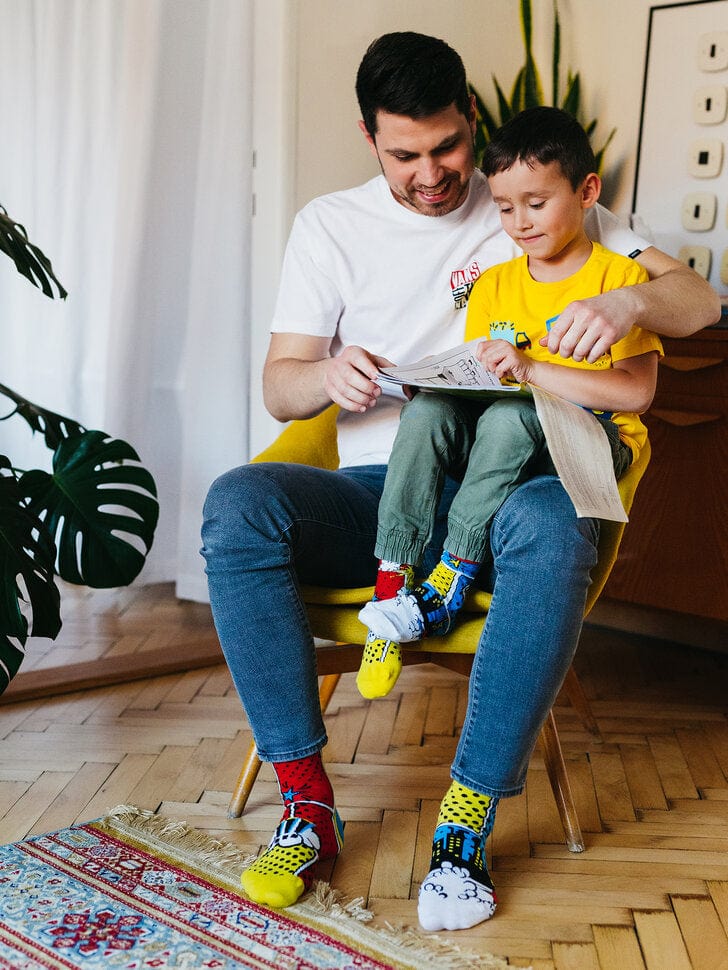 Le Bar a Chaussettes - Chaussettes Enfants Comics