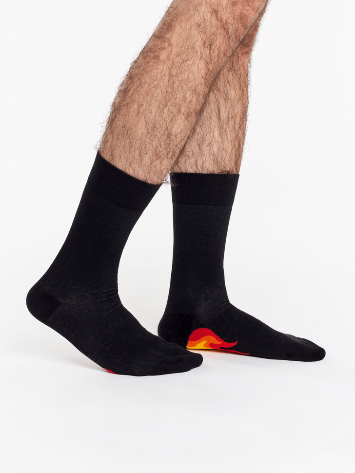 Le Bar a Chaussettes - Chaussettes Feu Caché